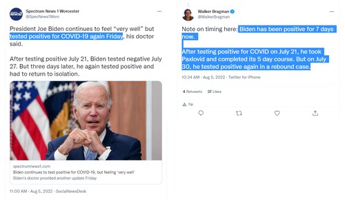 💥 Quadruple vaccine failure & reinfections - UPDATE 💥

US President Joe Biden recently had both quadruple vaccine failure AND Paxlovid rebound (reinfection).

He tested COVID (+) on July 21, took 5 days of Paxlovid, tested (-) on July 27, then (+) again (Paxlovid rebound) on July 30 & has been (+) for 7 straight days since. 

German Health Minister also just had 4x-jab failure

So did Senator Dick Durbin

I'm now seeing many self-reports of 4x-jab failure and even multiple infections

We saw this with Israel in April 2022. The 4th jab failed much faster than the 3rd jab. 

The recent 4th jab is clearly worsening ADE.

And they want to roll out the obsolete 5th jab (BA.1) in the fall. 

Many will incorrectly assume their 4th jab failure means they NEED the 5th 🤦‍♂️