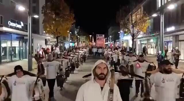 Switzerland with their unique and loud protest against covid passports tonight, which are essentiall...