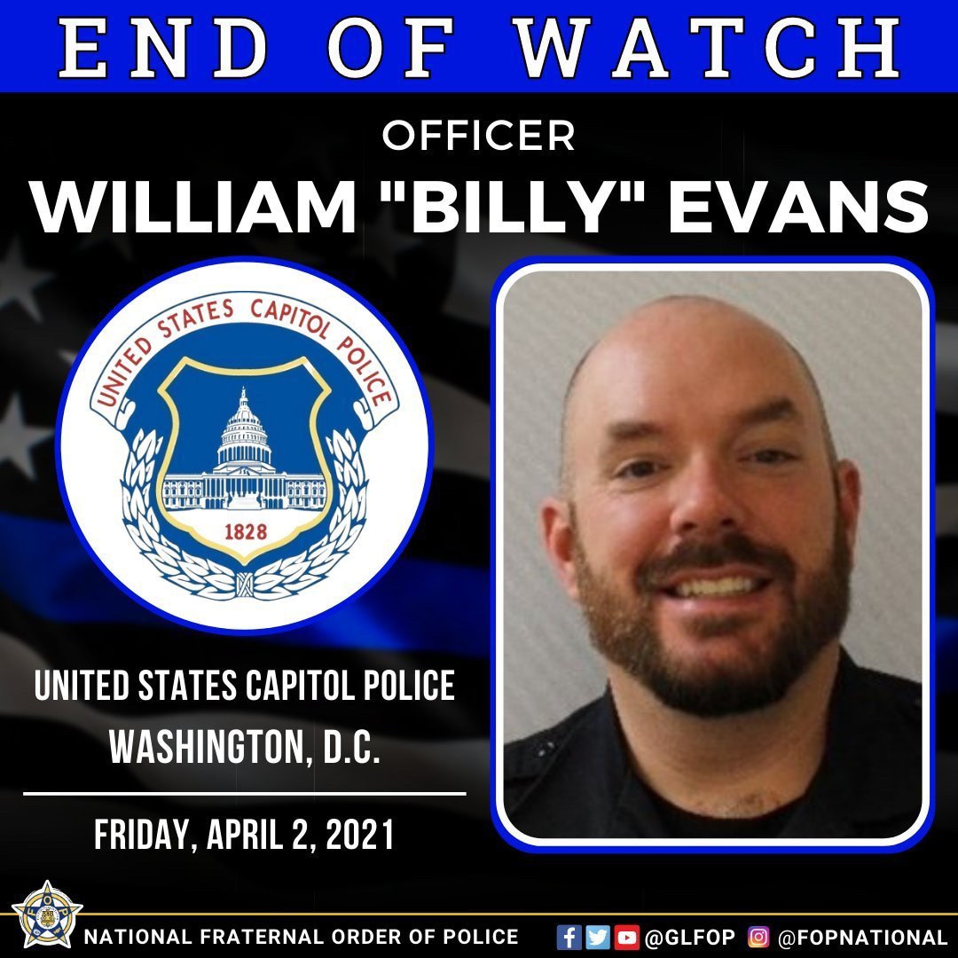 Only one Capitol Police officer has been murdered in the past 20 years

His name is Billy Evans

Kil...
