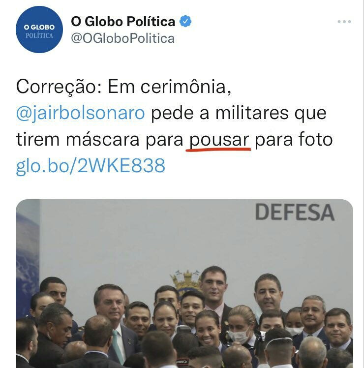 "Correção"