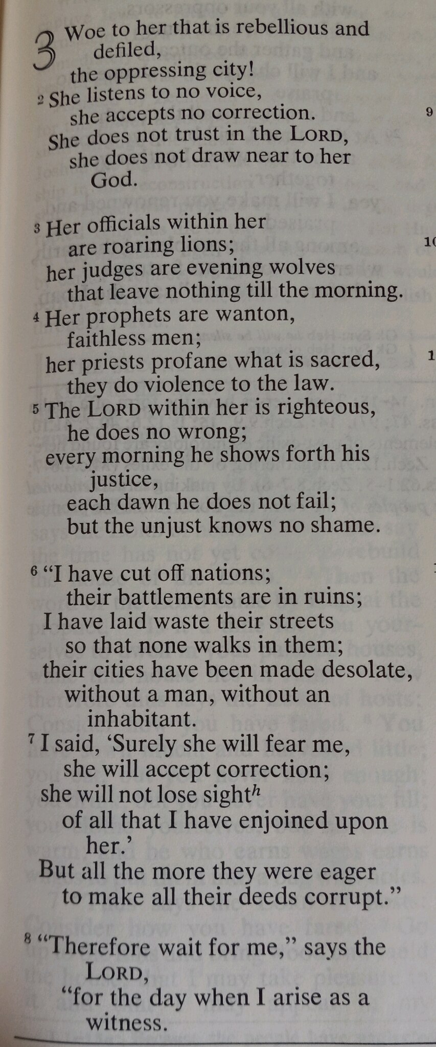 Zephaniah 3.. Encouraging to hear, and see, the Faithful Love of God.