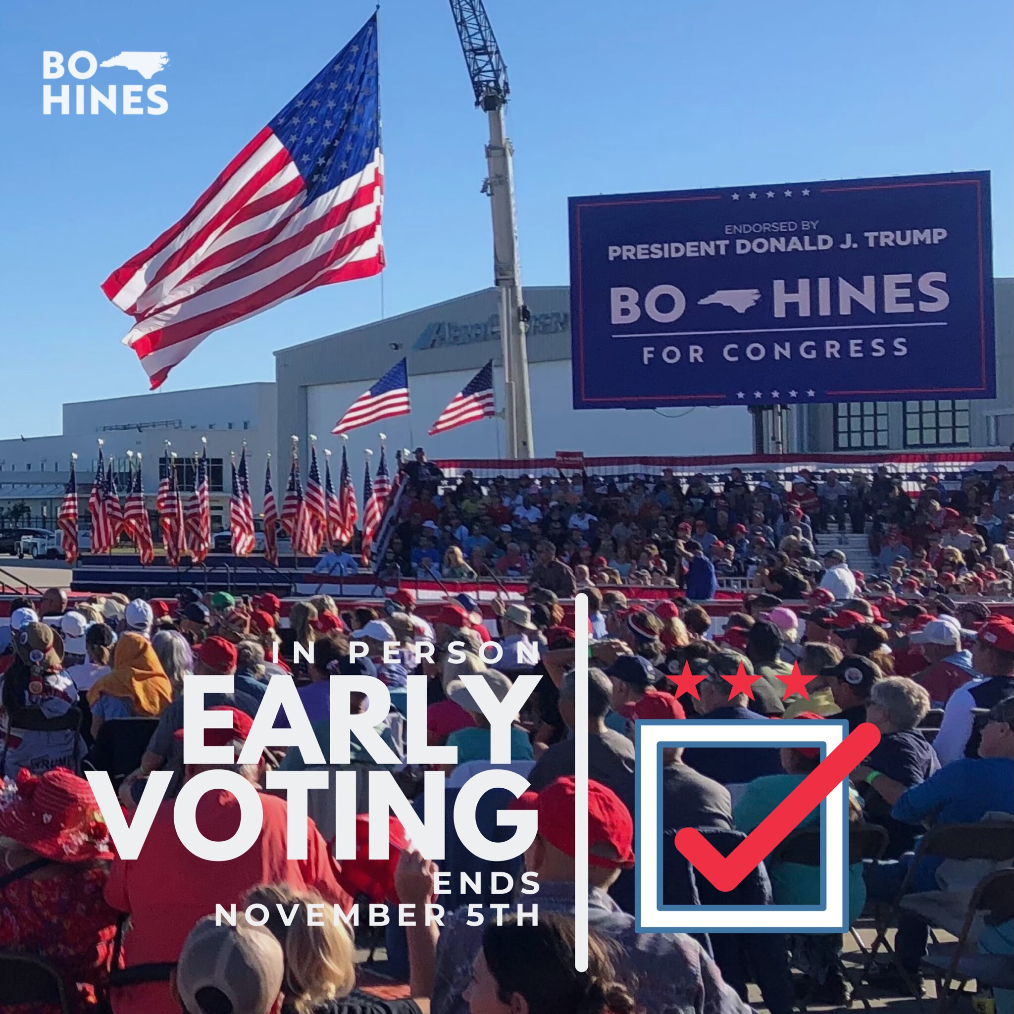 In person early voting ends on Saturday. Make your voice heard and vote! 🇺🇸 