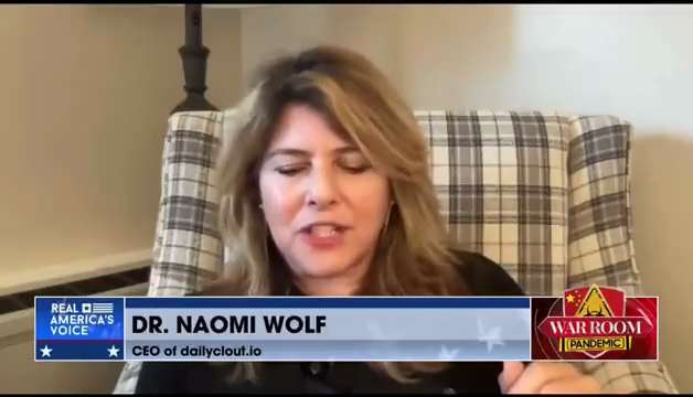 Dr. Naomi Wolf: "The CDC Director was working with the Chinese Communist Party’s People’s Liberation...