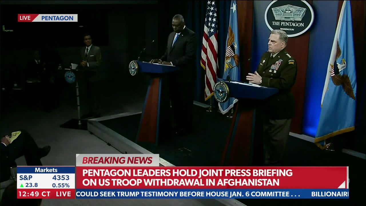 "The United States military is an apolitical institution," General Mark Milley and Defense Secretary...