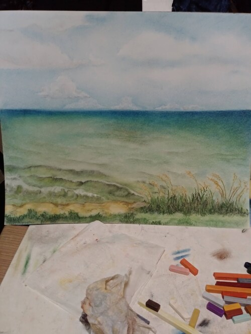 🎨🖌️Jewelzez Artwork Thread(: 🖼️🖖

Latest sketch: Flagler Beach FL;
first two layers of color, sp...