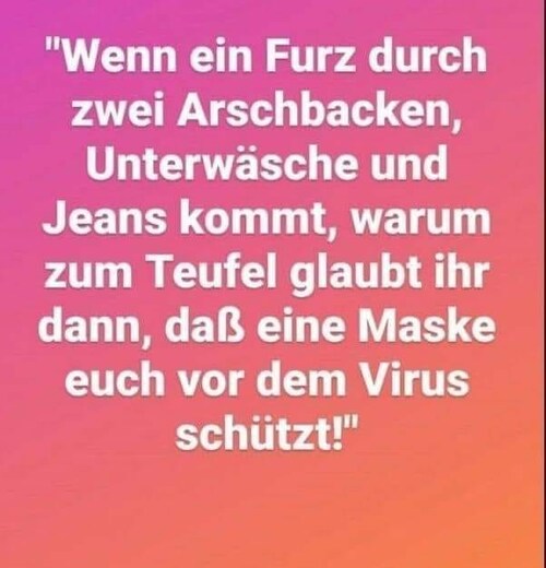 @Lauterbach und Co, immer schö die Maske aufsetzen