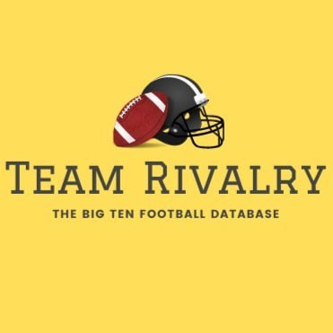 The official Twitter of Team Rivalry: The complete database of every Big Ten football game ever played.