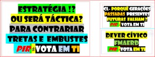 ORC-ESTRATÉGIA TÁCTICA
qd vou ao futebol 5 minutos chegam p ver
na POLÍTICA
DEMORA + 1 POUCO pela propaganda paga por nós TV q tenta e consegue manipular