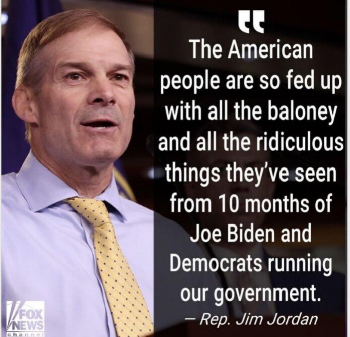 Actually we are fed up with gutless republicans like you Jordan spewing your nonsense every night on Hannity like the little spineless bitch you are, audit