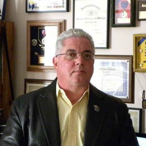 Retired police officer, SWAT instructor, Ph.D in Public Safety and Terrorism, former Marine,
and author.German shepherd ...