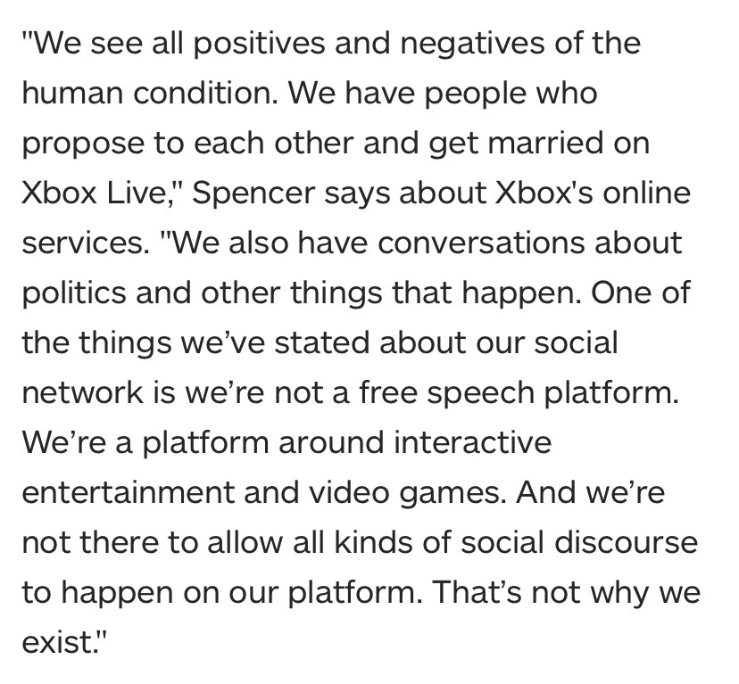 #gaming #videogames #xbox

This is concerning. Phil Spencer, the head of Xbox, said this about polit...