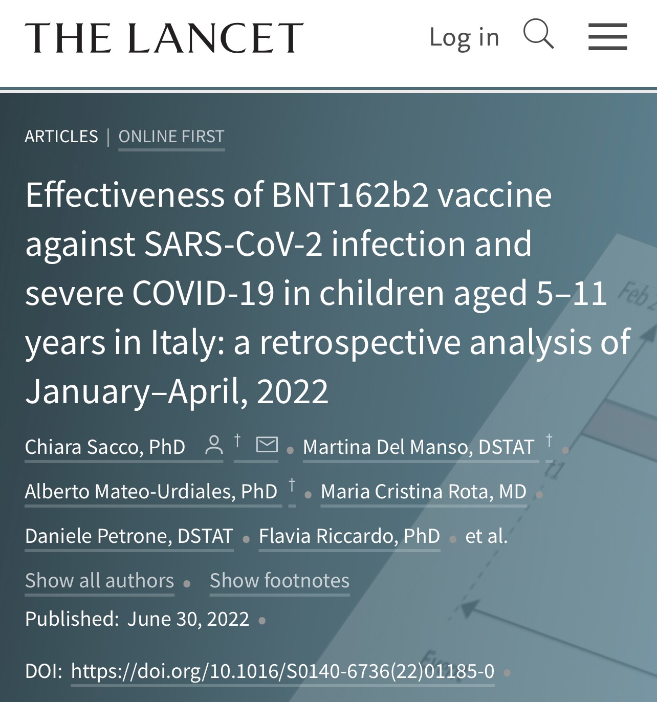 New Italian Study Finds “the effectiveness of full vaccination against SARS-CoV-2 infection are sign...
