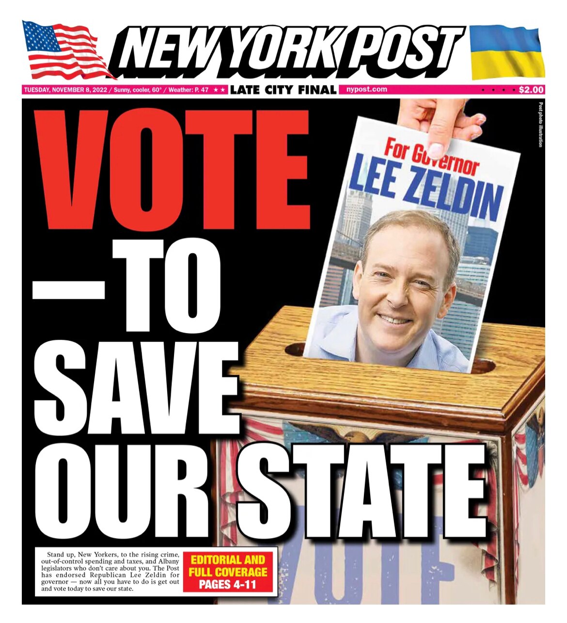 TODAY is the day we FIRE Kathy Hochul, TAKE BACK our streets, END one-party rule, and SAVE Our State...