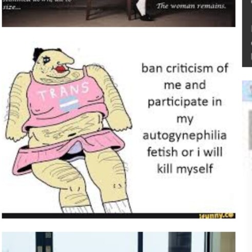 Spreading Autogrnephilia Awareness.  Not all Trans fall into this catefory but every Trans Lesbian does.