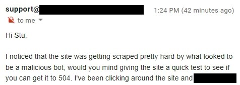 If you've had any trouble accessing Wings today, this is what our support says is the reason. Looks ...