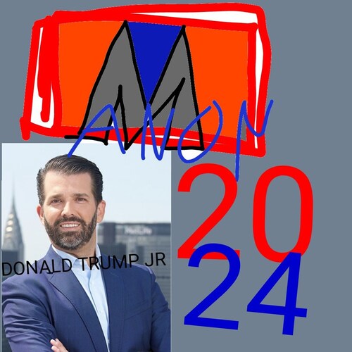 My running mate is Donald Trump Jr for my presidential run we will hold the ALTLEFT the deepstate responsible for their actions and for their roles in dividing our nation. #MANON4POTUS #TRUMPJR