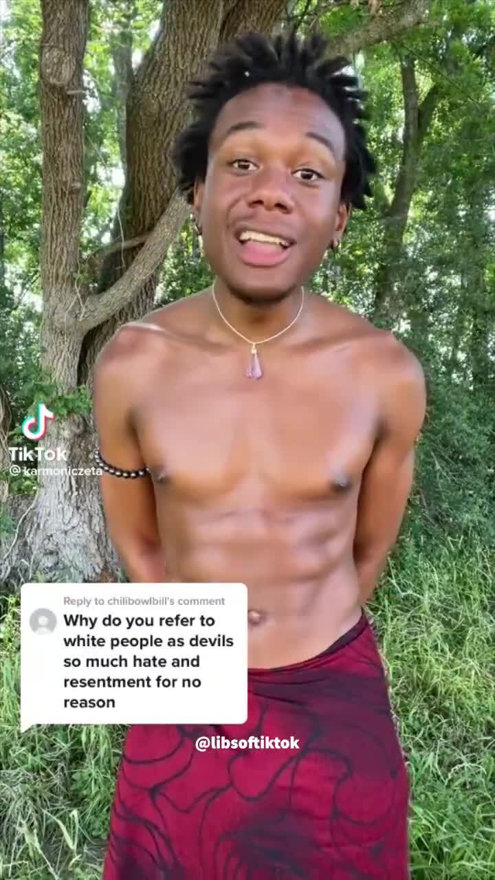Tiktoker goes on racist rant against white people- calls them devils, parasites, and mosquitos