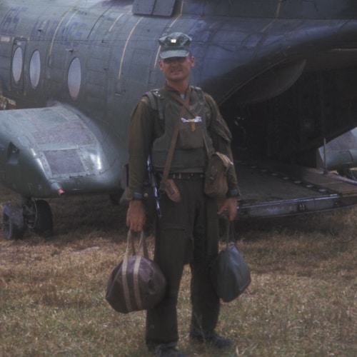 retired Arline Captain,   Marine Officer & combat vet