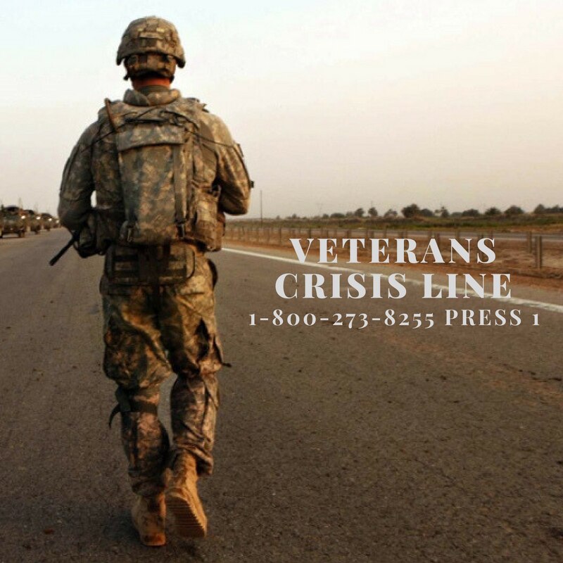 Fellow Veterans. If you need me, I am here. Put you name underneath I don’t care. Reach out. Don’t m...