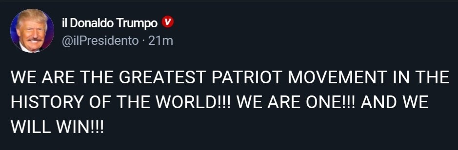 View Bumpkin's post on GETTR. Join the discussion, share your thoughts, and connect with the community.