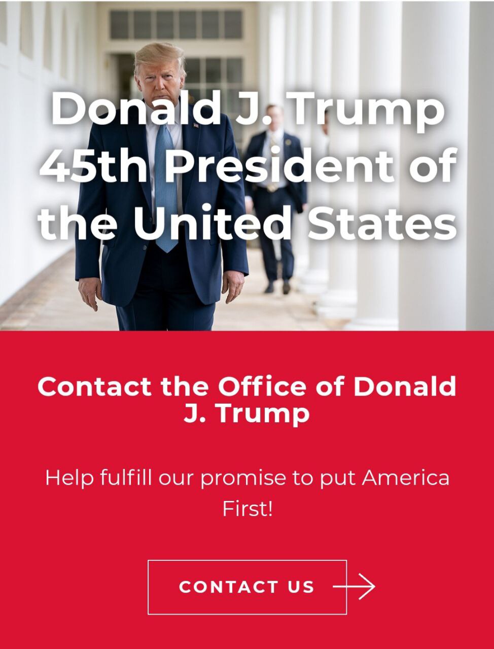 The Office of Donald J. Trump is committed to preserving the magnificent legacy of the Trump Adminis...