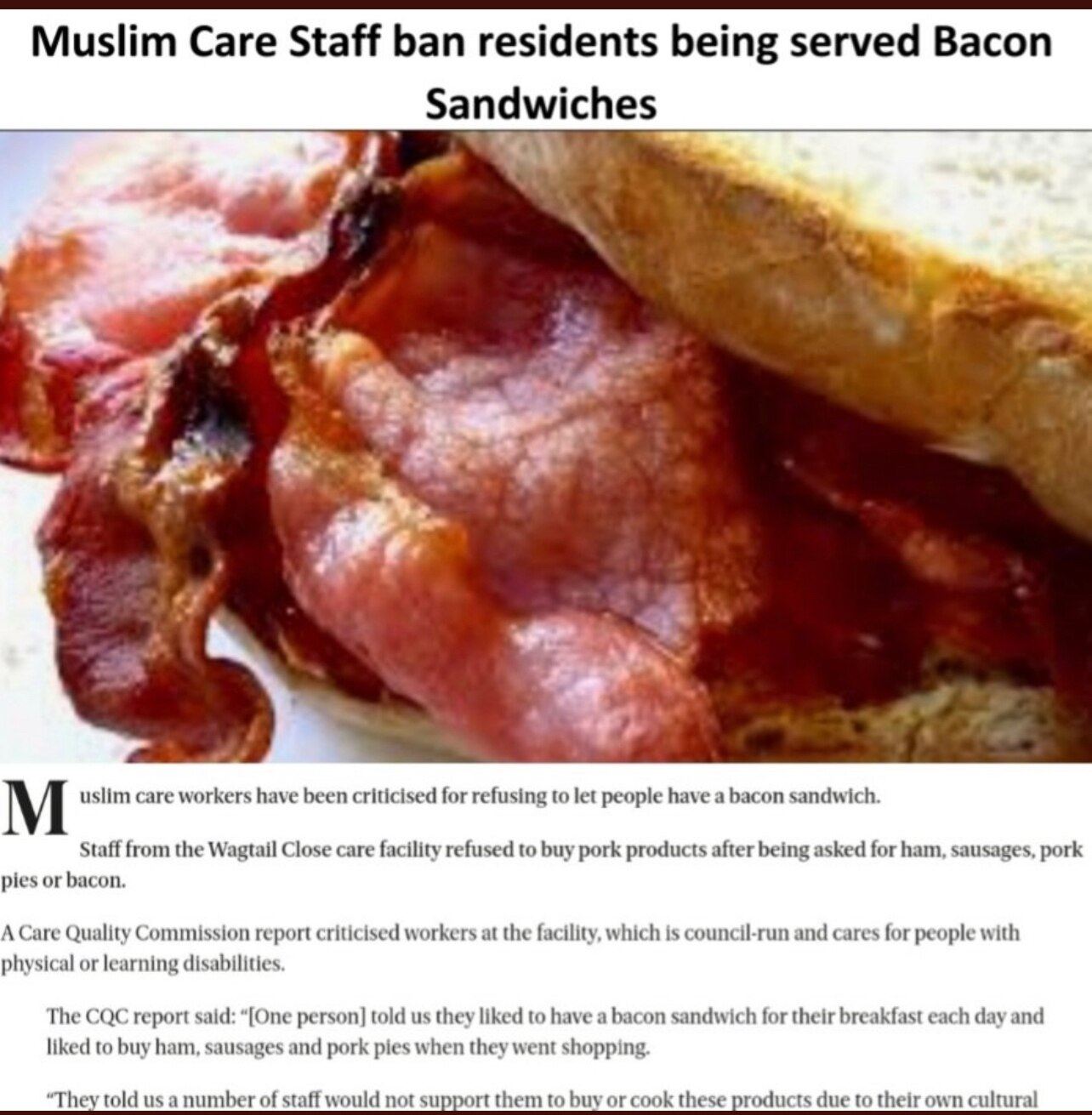 Maybe it’s time to sack some Care Home staff? 


