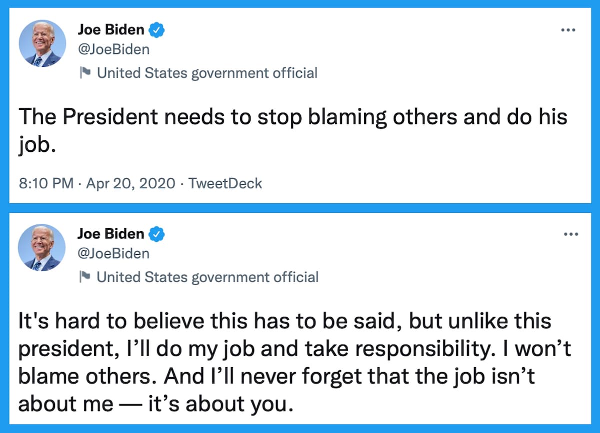 Candidate Biden had a much different mindset than President Biden.
 
Pres. Biden has blamed the ener...