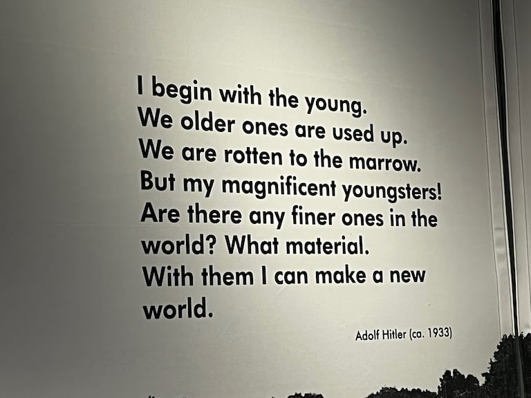 I took this pic at the Auschwitz exhibit in Kansas City. The left wants your kids. This is why Florida is trying to protect them. #auschwitz #holocaust #ka