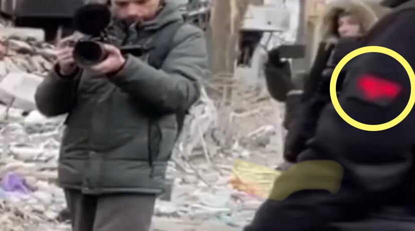 UK @TheSun publishes video of Ukrainian military seemingly with NAZI EAGLE symbol BLURRED OUT

1st i...