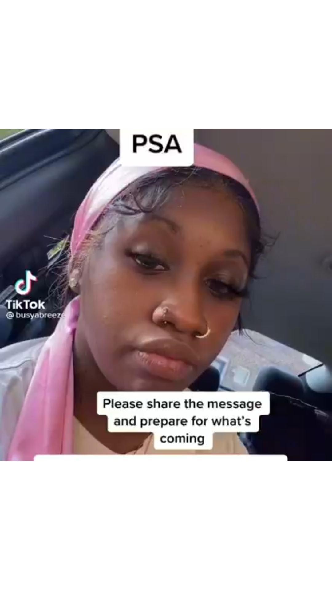 Please share the message and prepare for what's coming. 
*
*
Follow @coltonthomas and @DonnaBirdy fo...