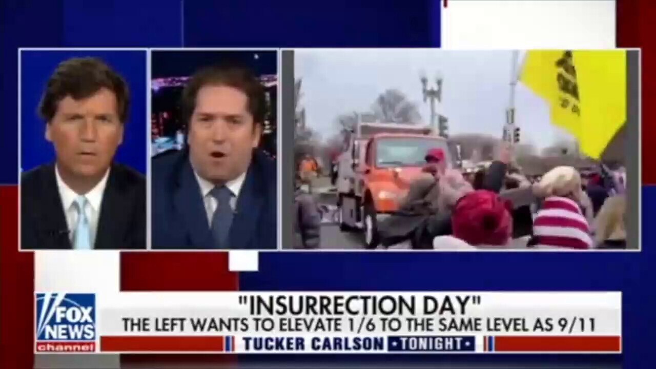 Tucker: 'We wouldn’t know anything about this if not for Revolver News.'

Beattie: 'The cast of char...