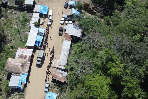 Darien Gap: Set to Become Famine Invasion Corridor

When the famines begin, conditions are set to make Darien Gap a superhighway to United States. Globalists already have made the passage far easier and shorter compared to just six months ago. This image from this morning.

Thank you for your vital support. This is expensive and dangerous. I need your help to keep at it. Thank you!

https://michaelyon.com/#donate