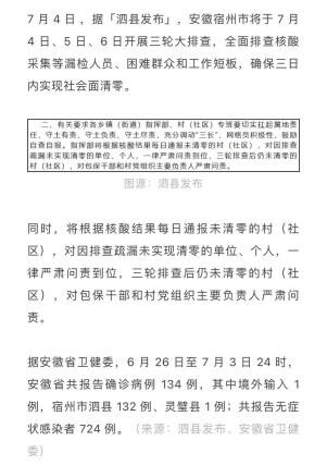 #安徽疫情
#社会清零
#CCP病毒
安徽泗县有800多个病例了，要三天实现社会面清零，不然就要对官员严肃问责，逼着官员隐瞒病例。