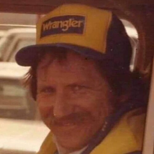 The Intimidator. Drinking beers, slapping rears.