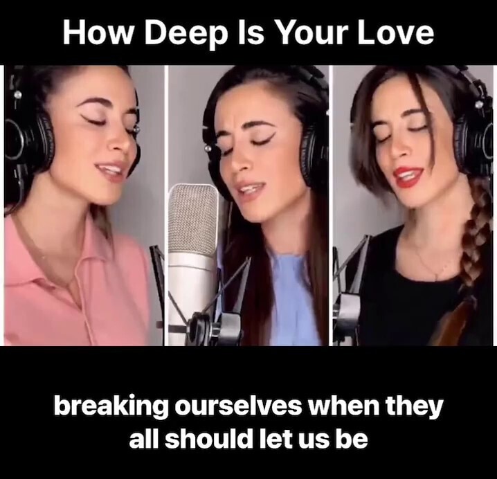 Artmusic On Gettr 【how Deep Is Your Love】this Song Was Created By The