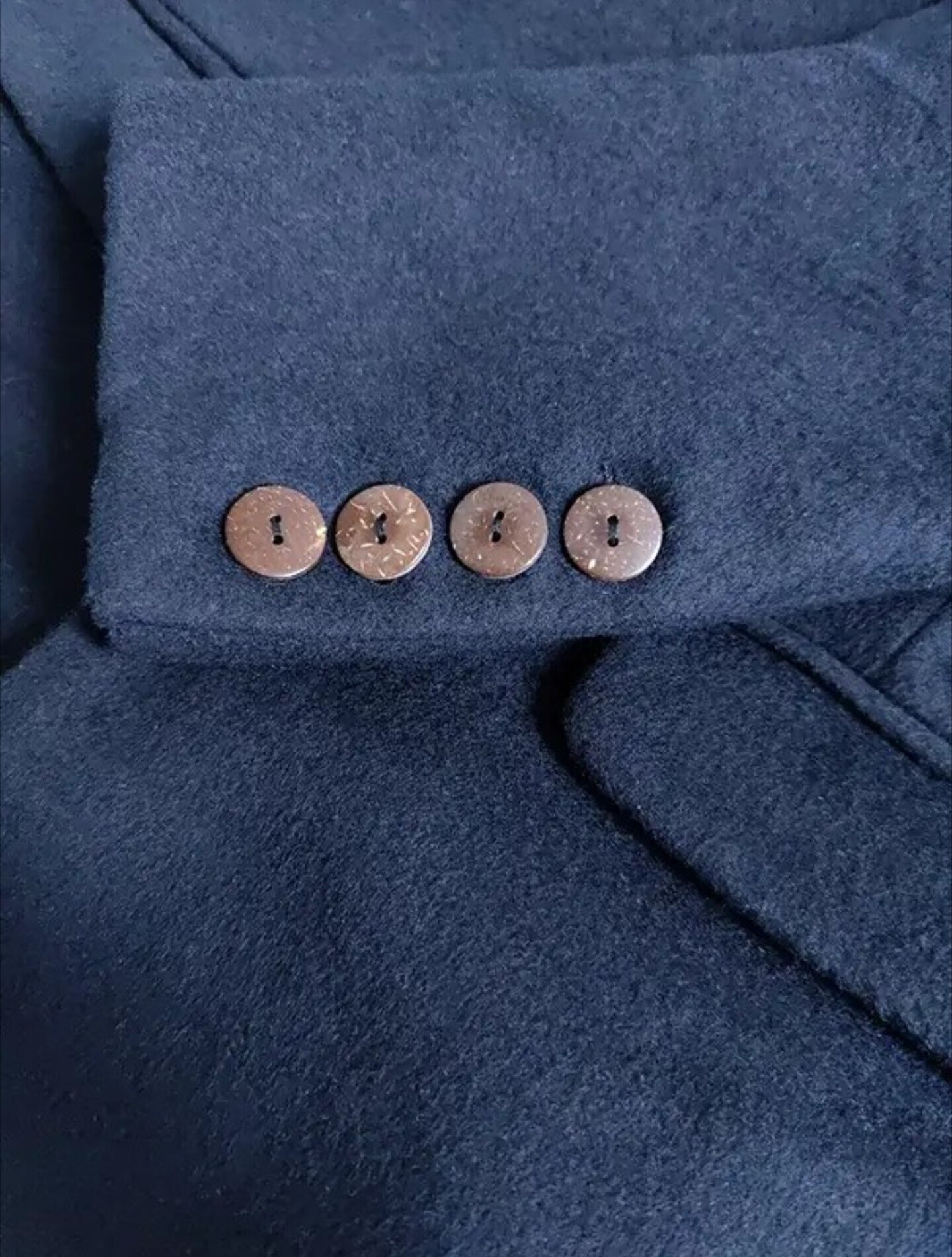 The buttons on our overcoat are made from coconut shells 🥥 These are one of the most eco friendly o...