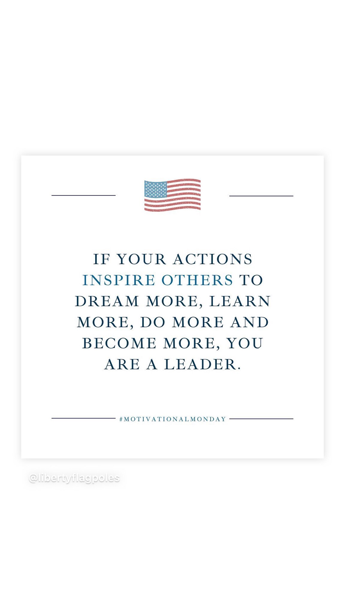 Be a leader! #liberty