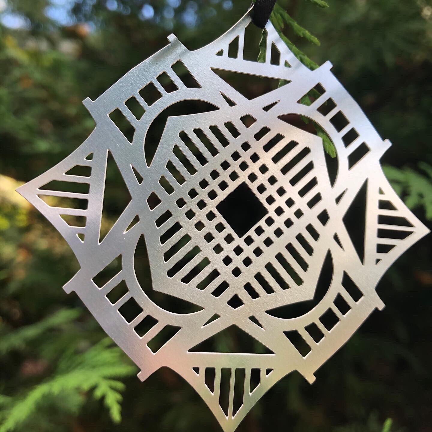 Bridge snowflake ornament for sale on my website. It’s what I do!