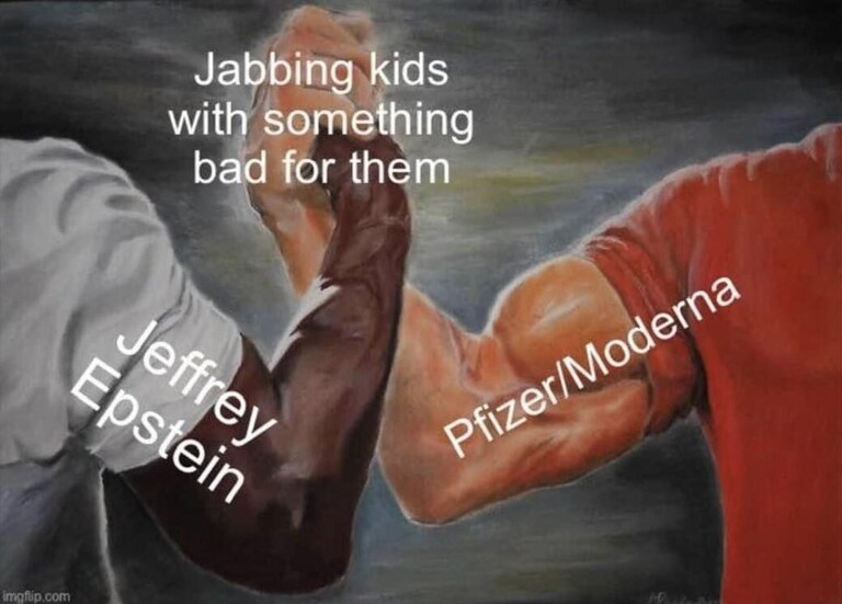 My inaugural meme on GETTR should absolutely be one that could get je banned on Twitter
#gettr #memes #epstiendidntkillhimself #vaccine #bigpharma