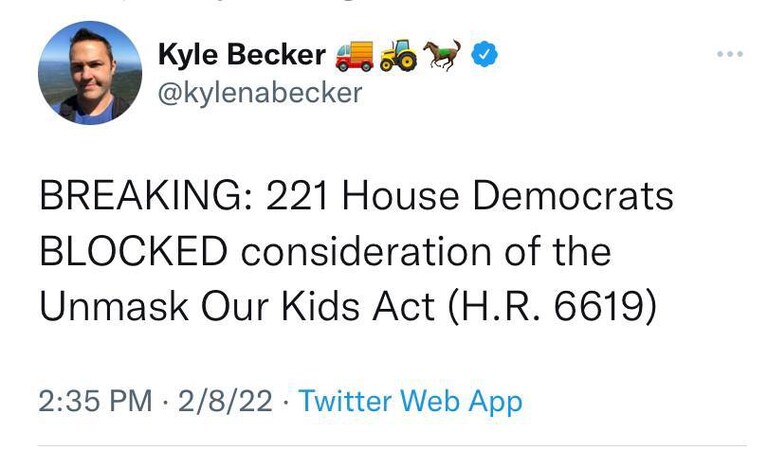 Democrats hate our children.
Do not comply and it won't matter how they vote. They can't stop us from unmasking our children.
#DoNotComply