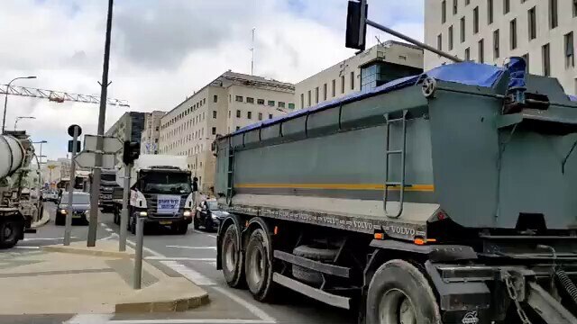 Israeli convoy for freedom rolling into the capital Jerusalem 🙏🏻