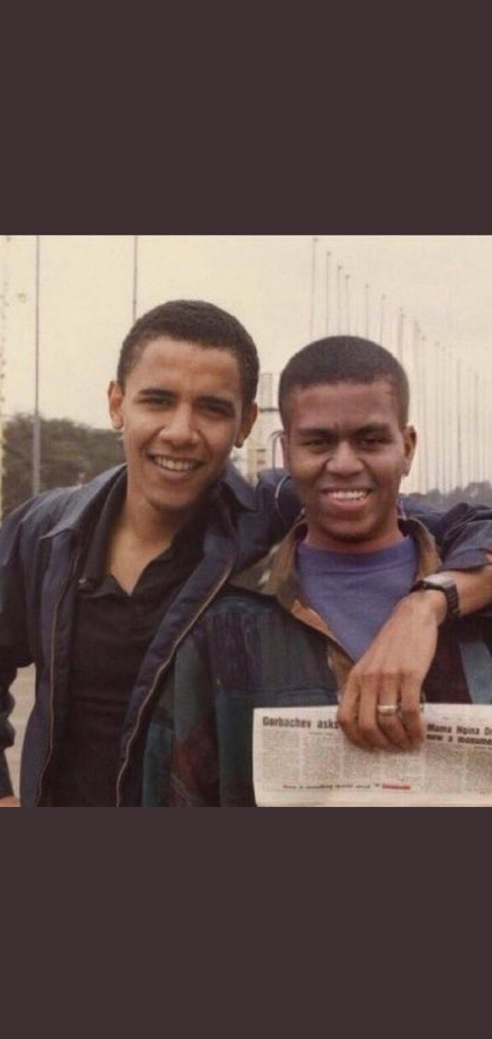 Just a boy and his boo.  Love was in the air even then. Bathhouse Barry found the man of his dreams and Big Mike was finally seen as the woman he wanted to be. In a nanosecond , Barry morphed into Barrack and Big Mike became Michelle. She was The woman with that something something extra Barry requires. I don’t care that it’s a Gay Guy and a Tranny...I care that they are frauds and pathological liars. Barry’s first Executive act...sealed all of his records and Big Mikes. Why???