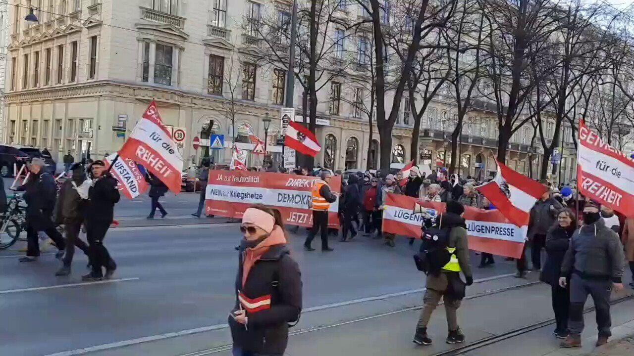 Vienna out in force against Coronavirus tyranny.