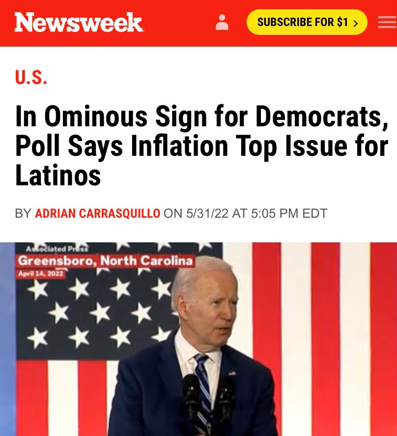 Bad hombres have had it with the Biden explosion in Inflation. 

