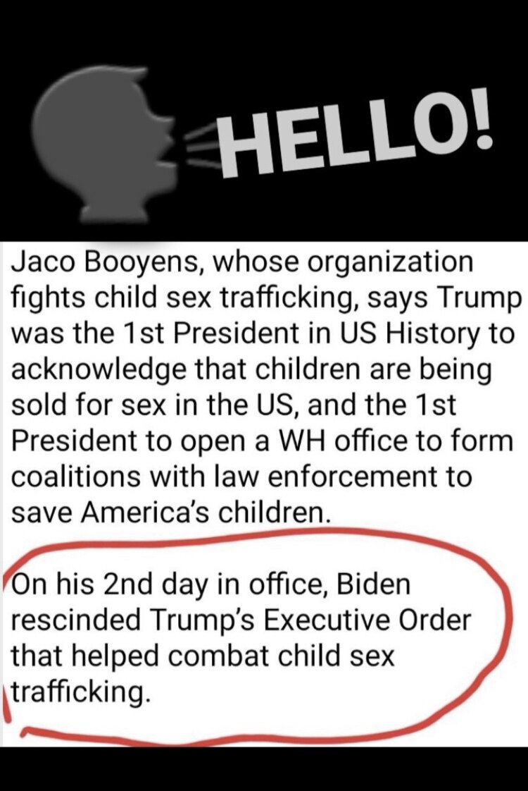 Sickening. 
On his 2nd day in office, Biden
rescinded Trump's Executive Order
that helped combat chi...