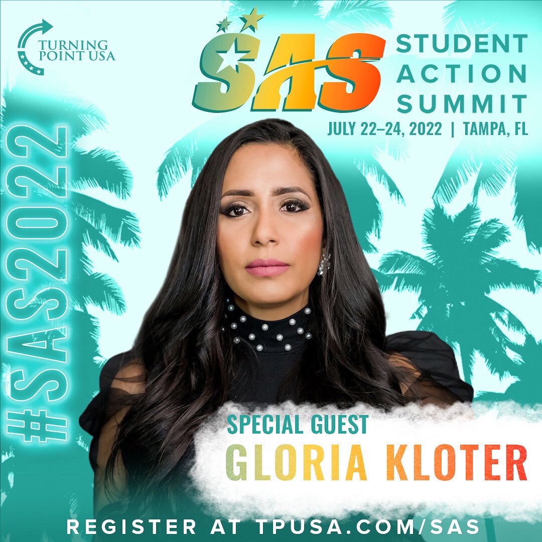 I’m so honored to be a ✨Special Guest✨for the upcoming Student Summit Action by @TPUSA @TurningPoint...