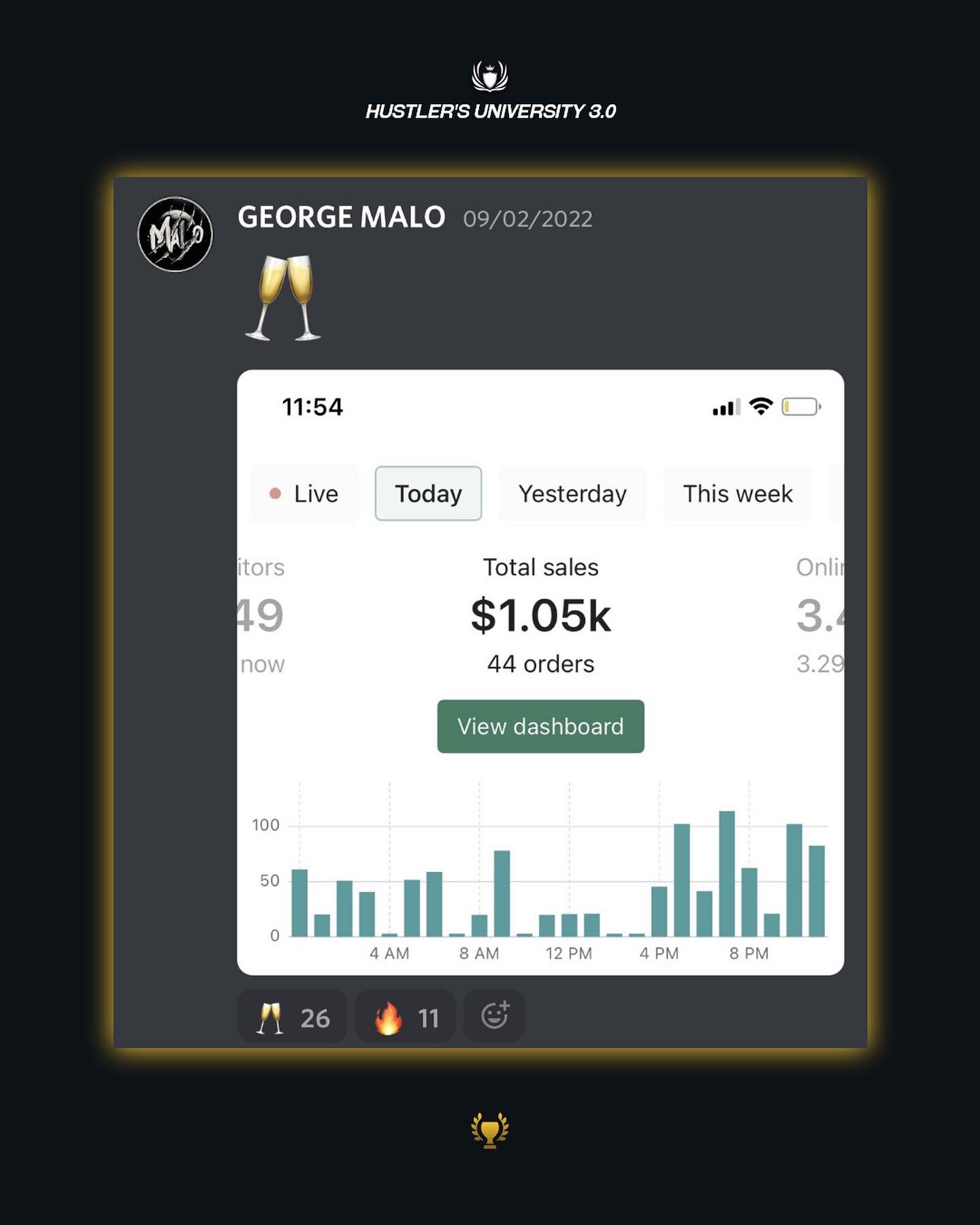 Ecom students are killing it💸

#hustlersuniversity