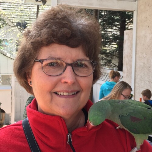 Retired. Write feel-good romance novels and self-publish them.