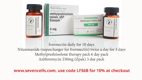 Early treatment pack from www.sevencells.com Use code "LFS6B at checkout for 10% off.