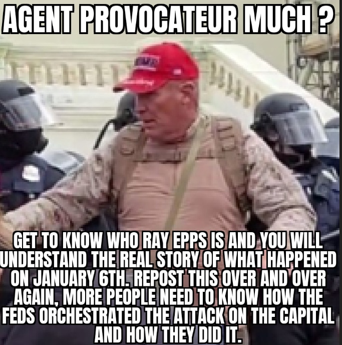 Follow @RevolverNews and read the story Editor Darren Beattie has been working on about how the Feds orchestrated and instigated the January 6th capital protest and the murder of Ashley Babbitt. Other provocateur operations like the Michigan Gretchen Whitmer Fed planned kidnapping will help give you insight on how federal agents plan and instigate domestic events from Ruby Ridge to Waco, Oklahoma City, post 911 Fed organized terror cells and the Boston bombing. The more you know the better equipped you will be to recognize and identify these operations in the future. 💪💯❤️🇺🇸 

